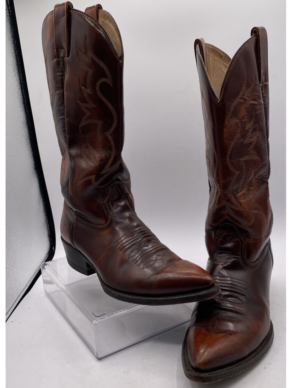 El General Cowboy Boots Mens 9 Womens 10.5 Made in Mexico Size 27.5